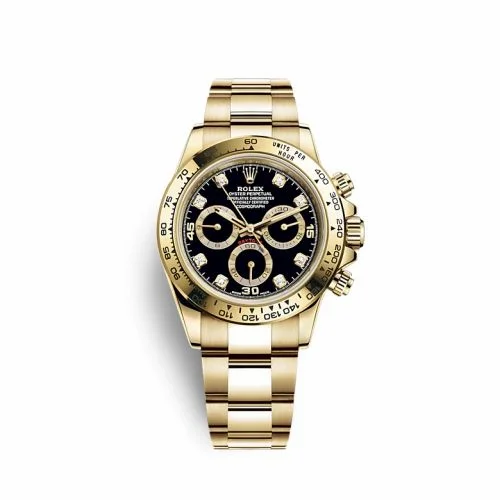 Rolex Cosmograph Daytona Yellow Gold / Black - Diamond 116508-0016 (m116508-0016)
